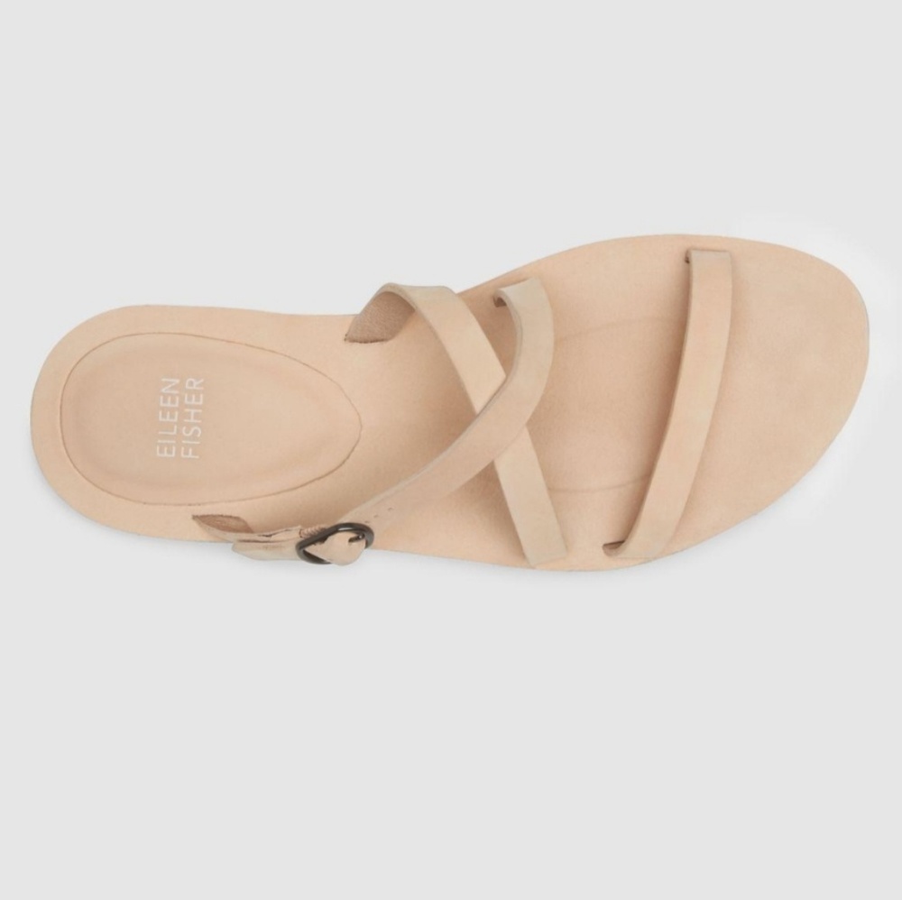 Eileen Fisher Strappy Slide Slip on Sandals - Picture 2 of 5